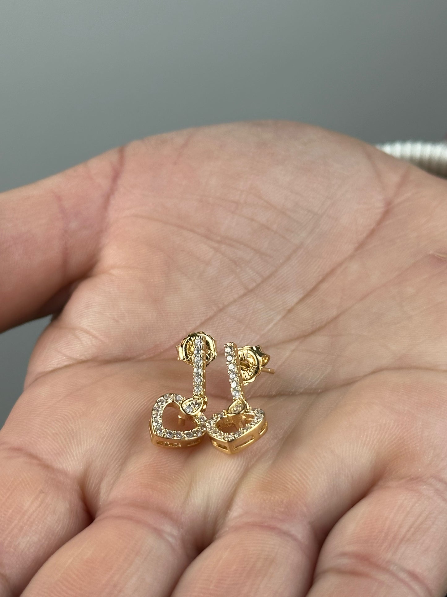 TOPOS GOTA CORAZON MICROZIRCONES